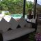 Outdoor sitting area and plunge pool